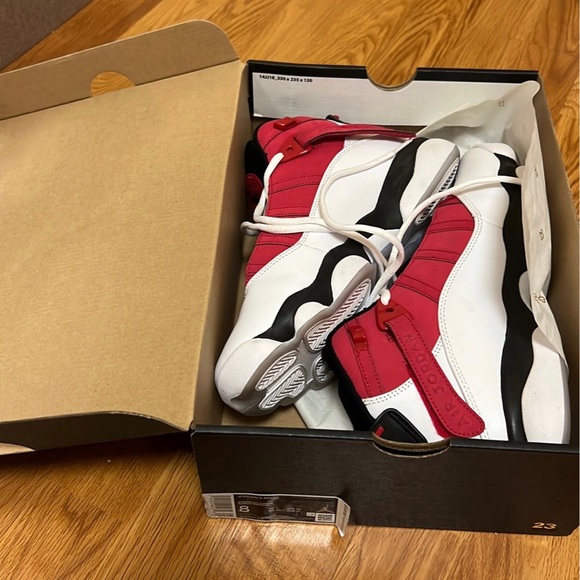Nike Jordan 6 Rings White Black Carmine size US 8 - Picture 10 of 12